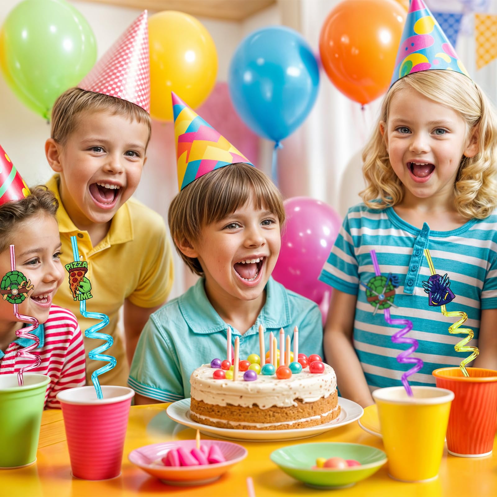 AXUOCDH eco-friendly durable straws for reusable celebrations