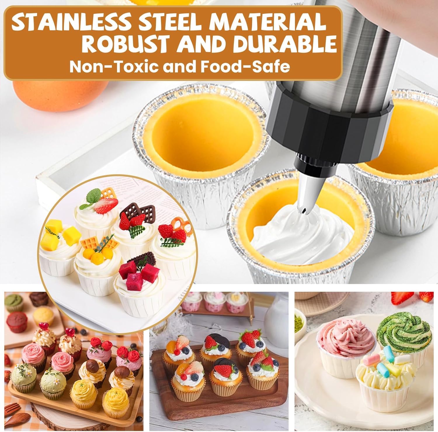 AXWATDEI cookie discs set offers versatile shapes for festive decorating.