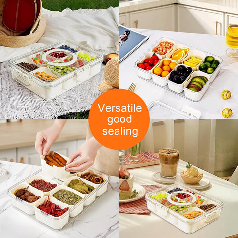 AYauGamA Snackle Box clear outer view for visibility