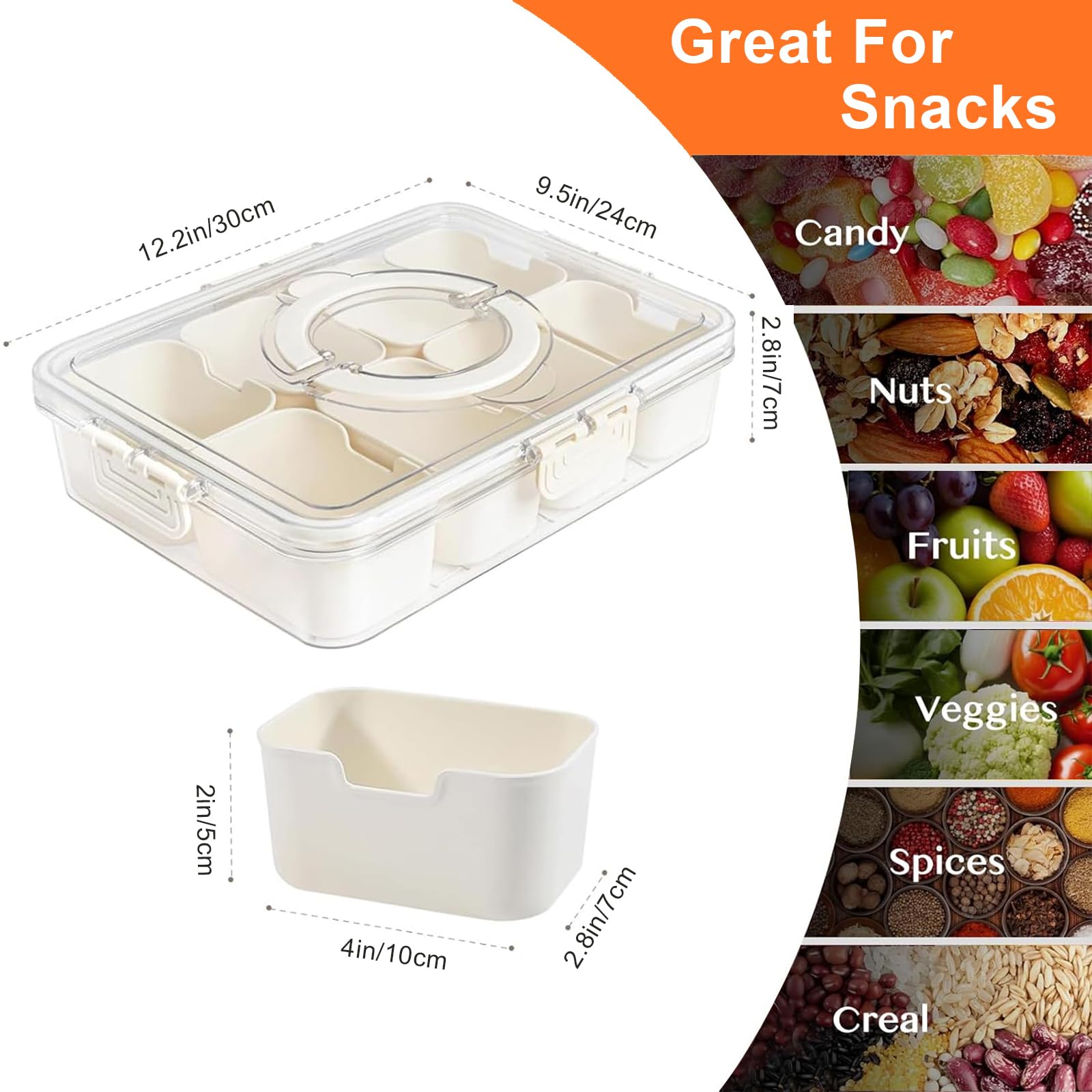 AYauGamA Snackle Box lid closed showing secure seal