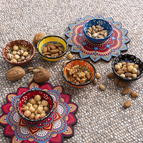Ayennur handcrafted Anatolian ceramics add everyday elegance to meals