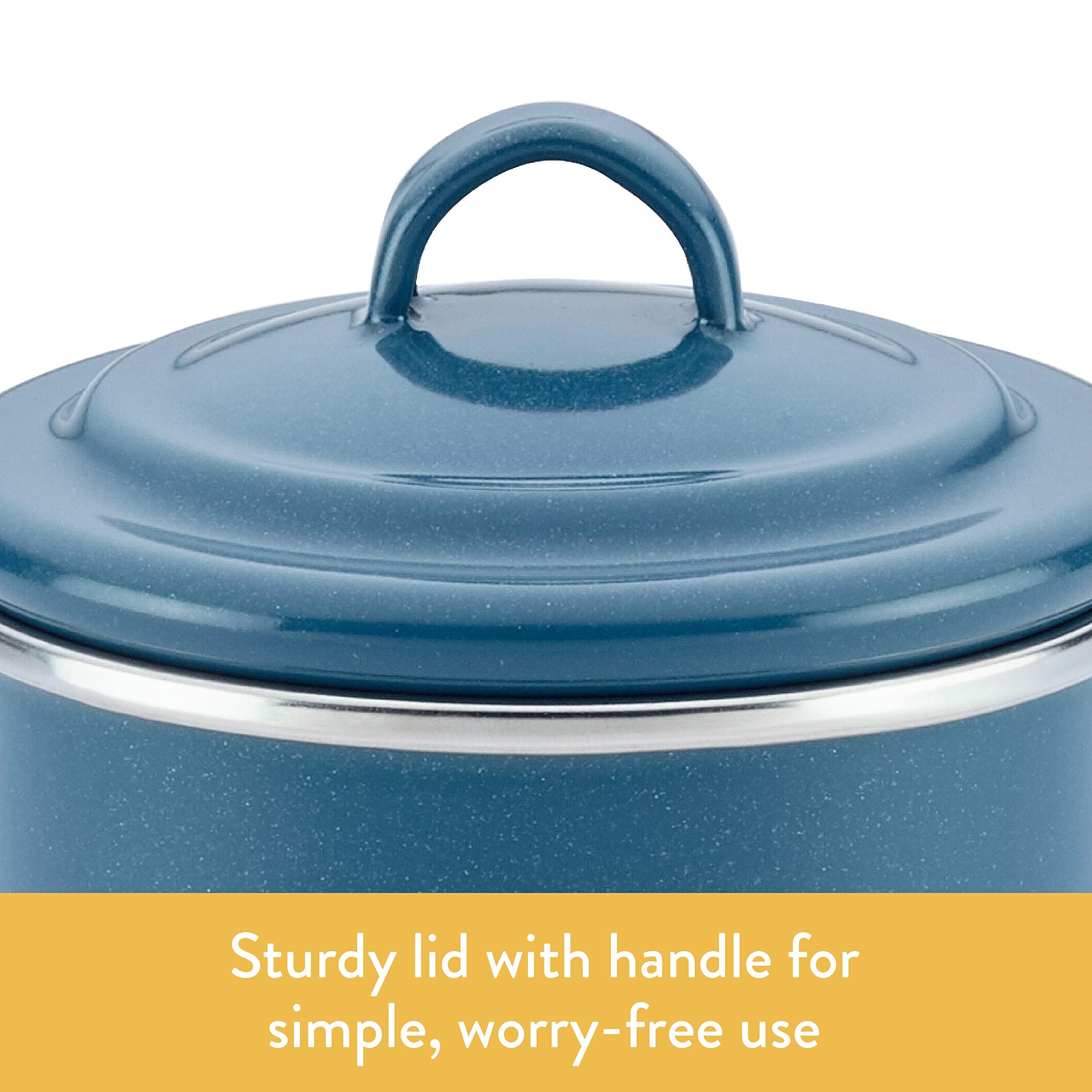 Ayesha grease container with ample storage for bacon fat reuse
