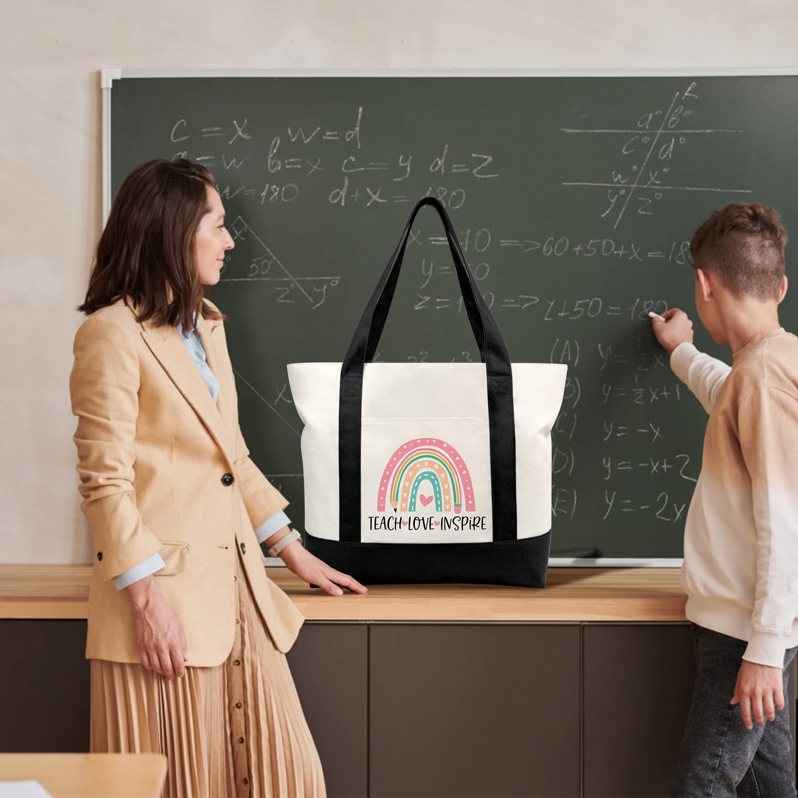 AYGE canvas tote bag suits teachers on the go.