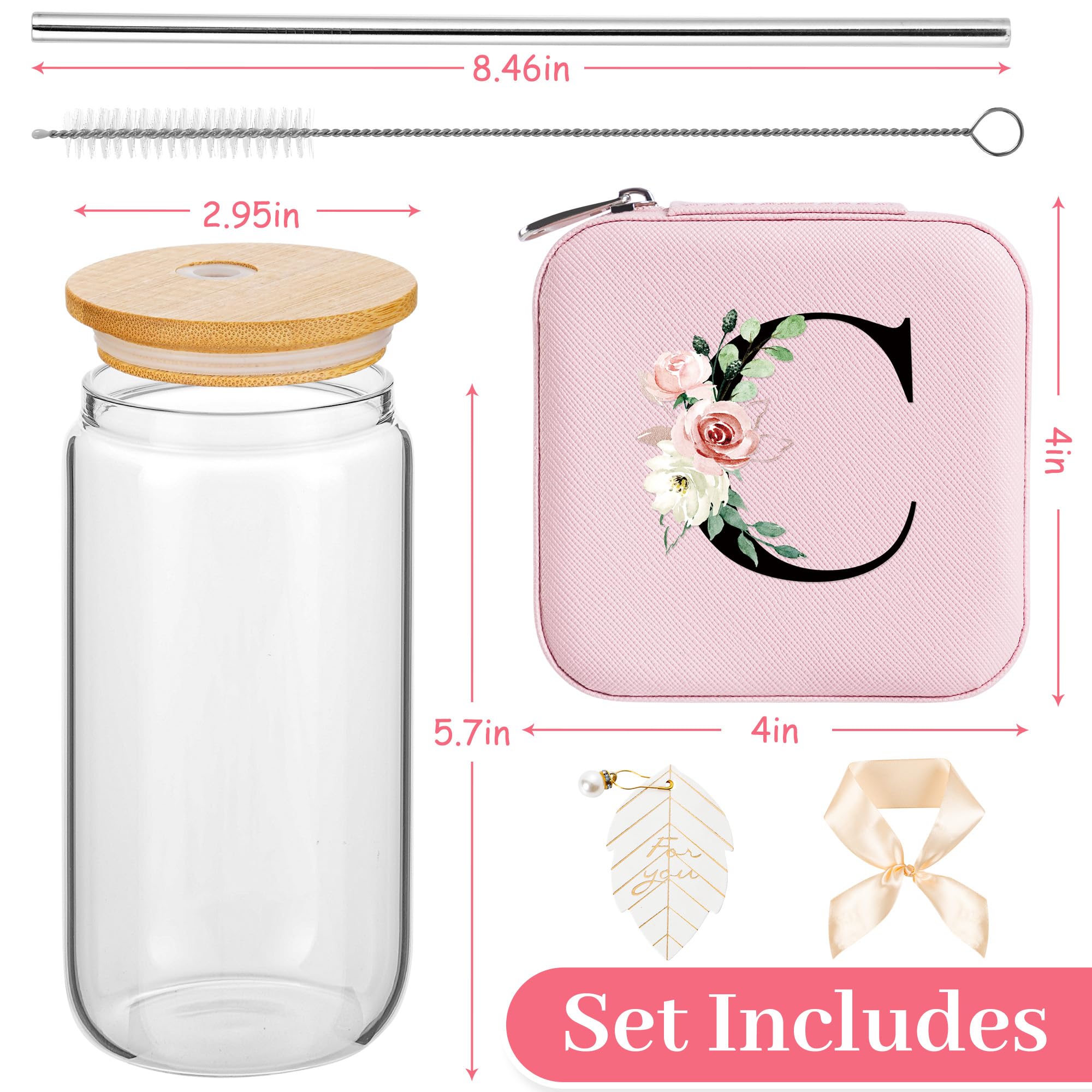 AYGXU Glass with Bamboo Lid shows crystal clarity and leak-proof sipping.