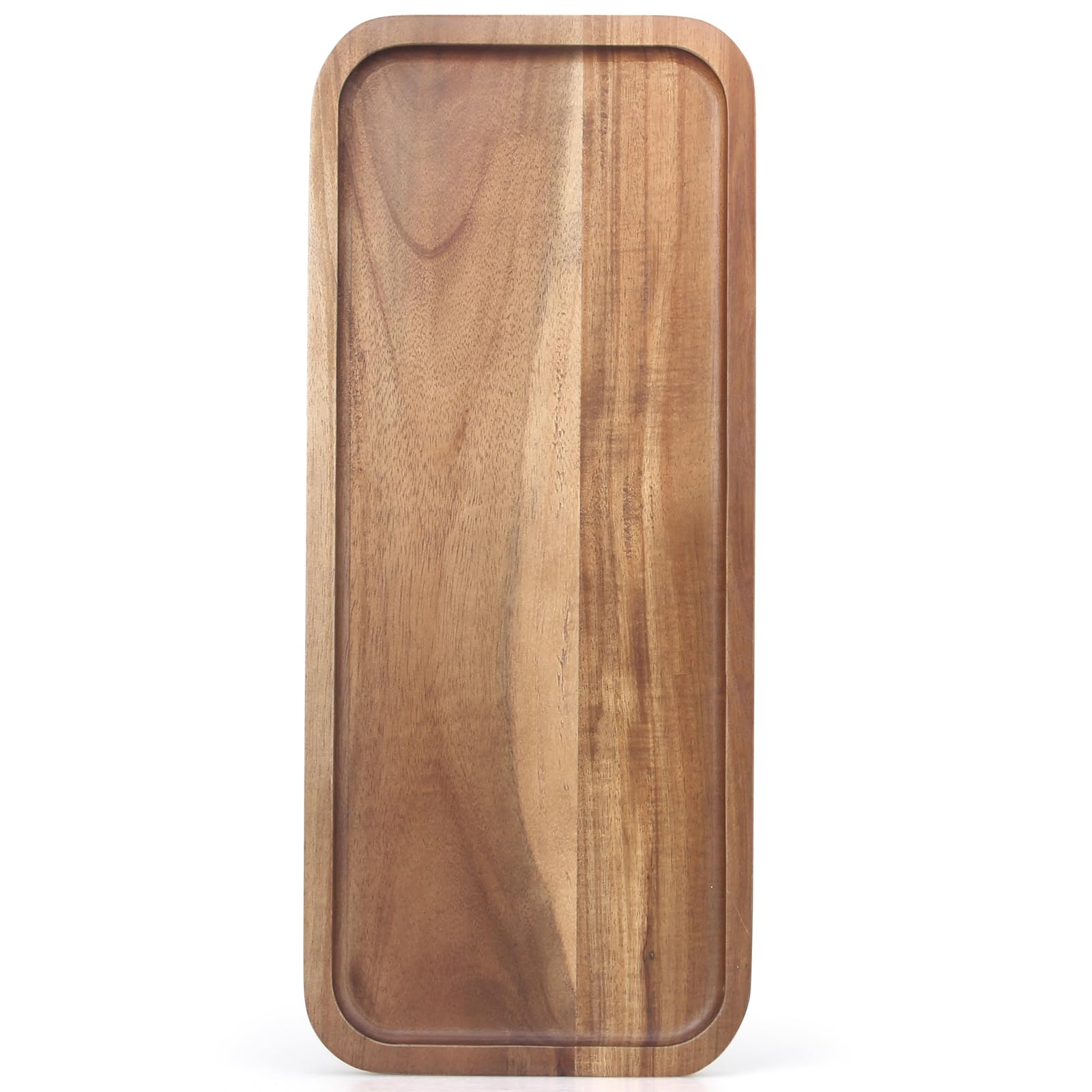 Ayiaren acacia charcuterie board rectangle ready for appetizers and cheese.
