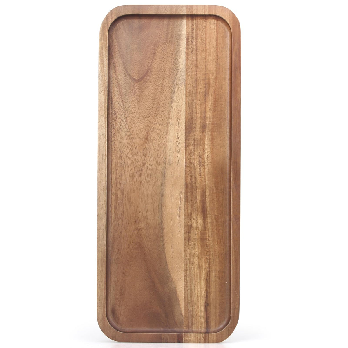 Ayiaren acacia charcuterie board rectangle ready for appetizers and cheese.