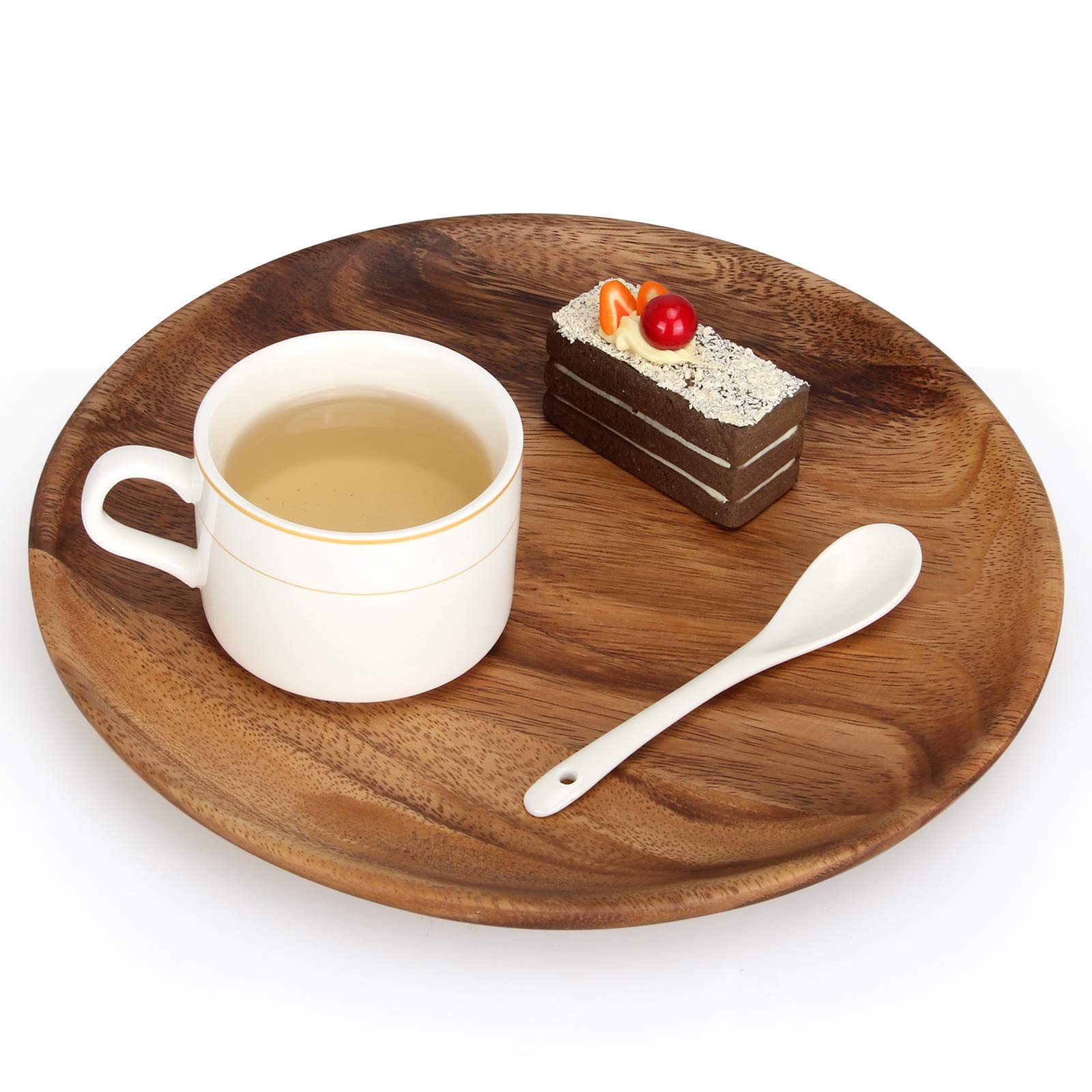 Ayiaren decorative wooden tray adds natural warmth to any setting