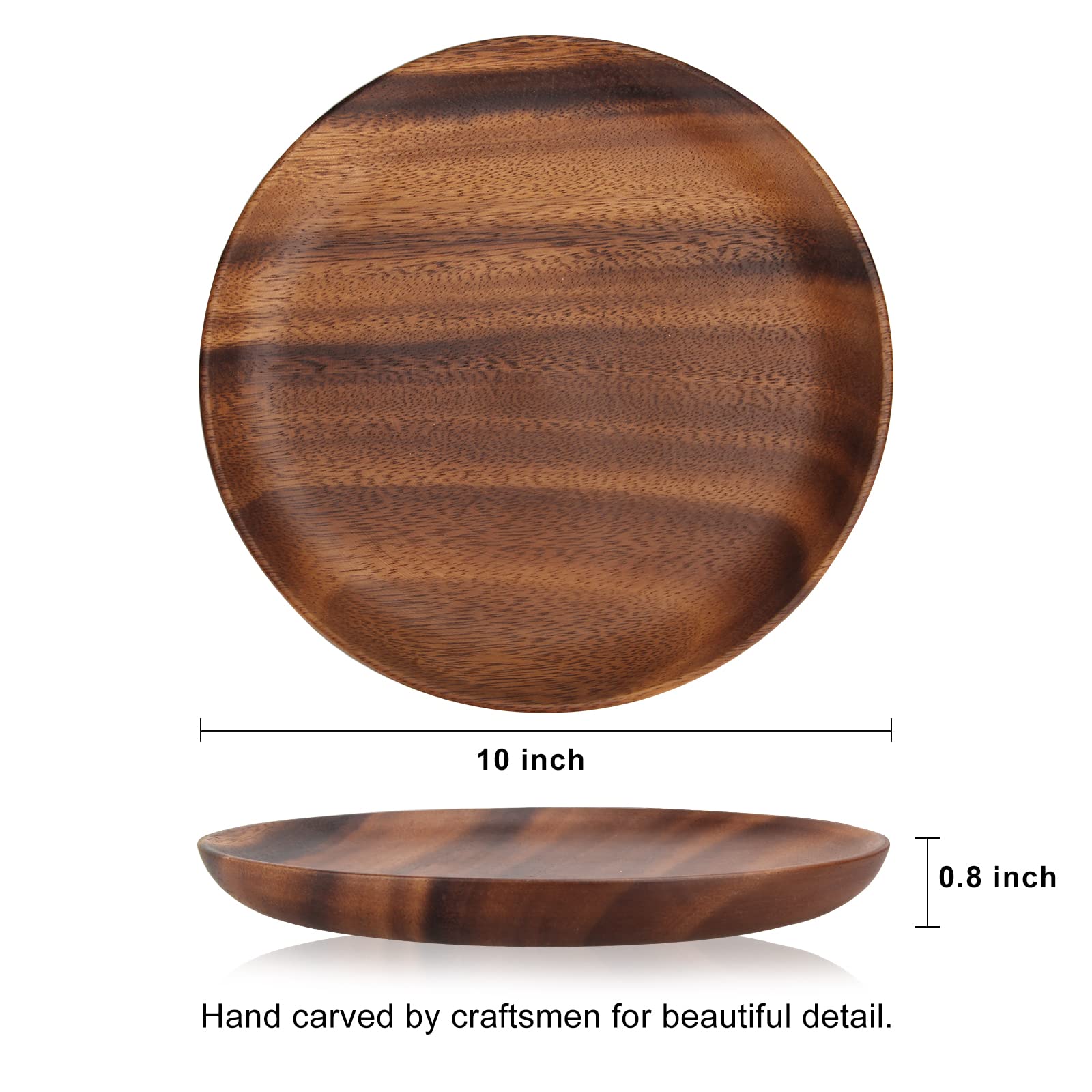 Ayiaren dessert and salad plate shown as versatile serveware