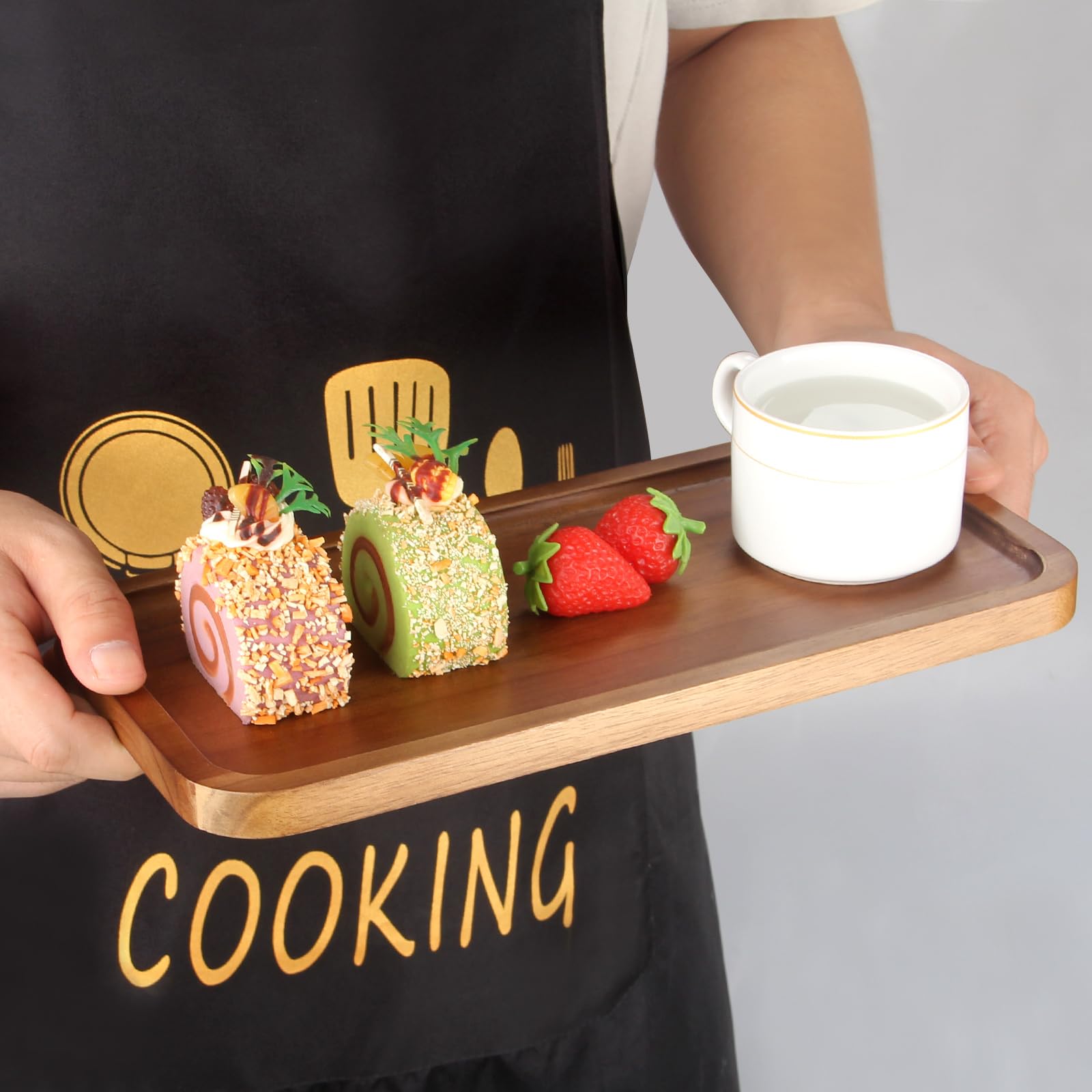 Ayiaren multifunctional platter suitable for salads, snacks, and cakes