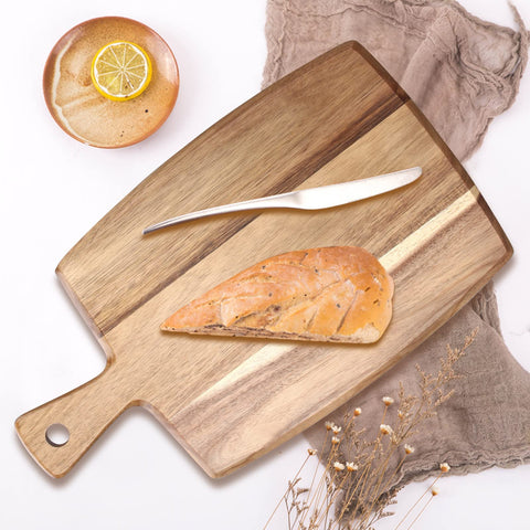Ayiaren fruit cheese serving board highlighting natural grain for entertaining.