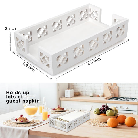 Ayiaren desk or office setup towel holder helps maintain tidy workspaces with napkins.