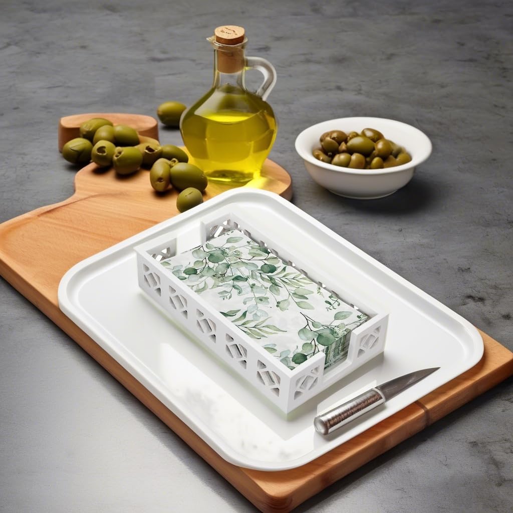 Ayiaren table-top towel holder designed for standard napkins at dining tables.