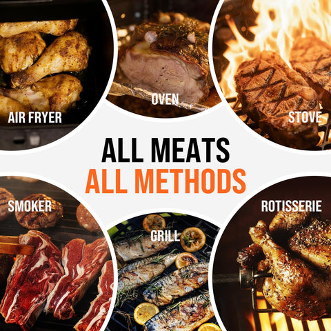AYMDKI smart thermometer in action during grilling and roasting