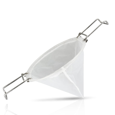 AYUSEB 10-inch reusable cone filter bag for frying oil keeps oil clean for reuse