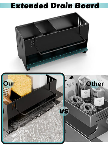 Azevix divider creates three storage spaces for organization