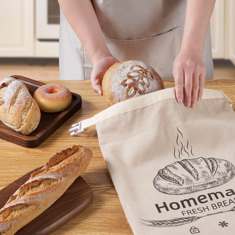 AZLTC beeswax bread bag hand wash cold and air dry for easy maintenance.