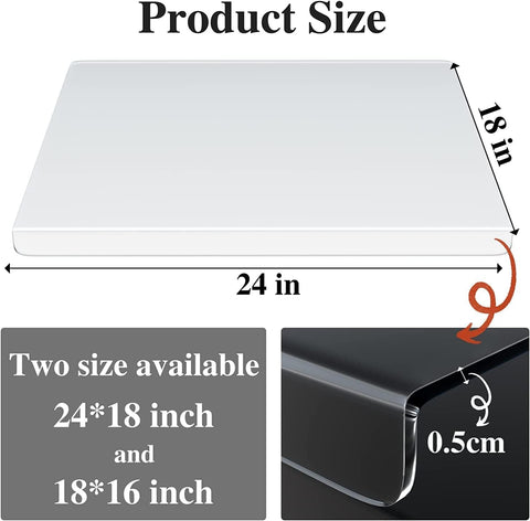 AZM Displays transparent design blends with any kitchen while keeping the board discreet.