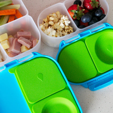 b.box Snack Box supports quick school, daycare, and travel snack routines.