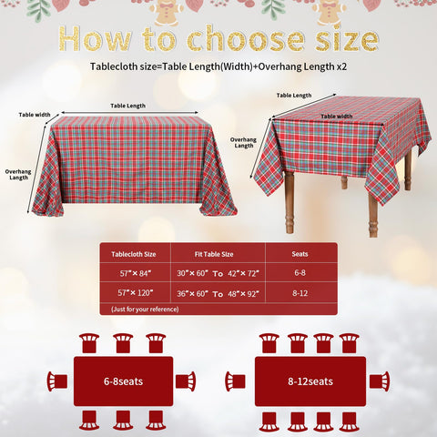 B-COOL easy-care tablecloth safe for machine or hand washing.