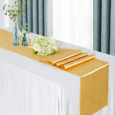 B-COOL satin runner on banquet setting adds cohesive color and glow