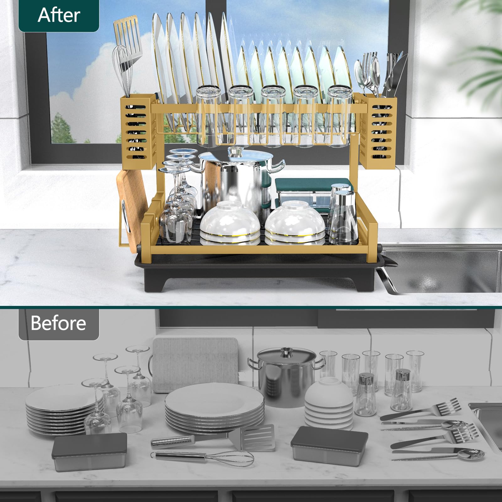 B-Land rust-proof metal construction ensures durable use.