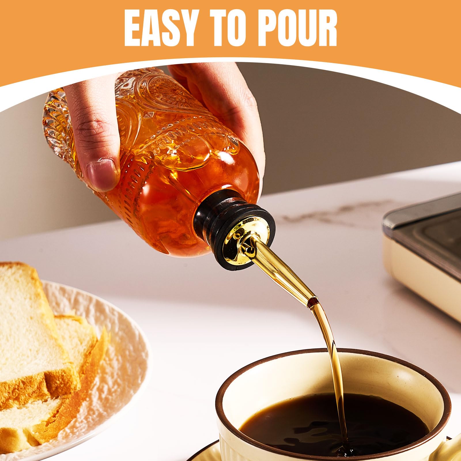 Baalaka syrup dispenser pumps deliver smooth pours for coffee bar consistency