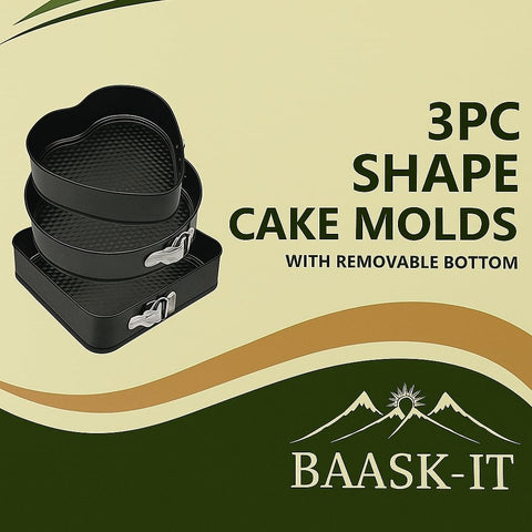 BAASK-IT durable carbon steel resists warping for everyday and party bakes.