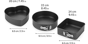 BAASK-IT heart cake mold 7.45 inch ideal for whimsical centerpieces and celebrations.