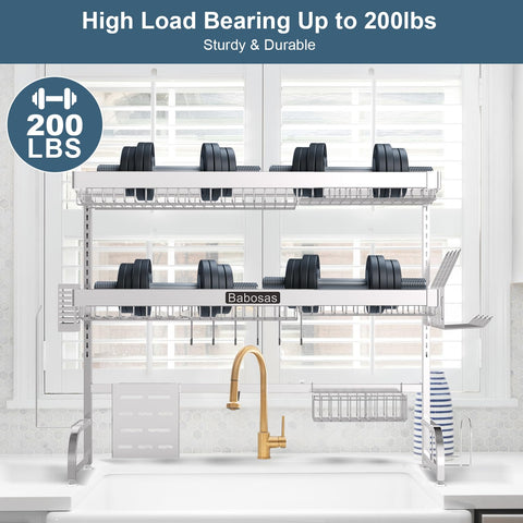 Babosas size guide helps ensure fit with sink, faucet, and cabinet clearance