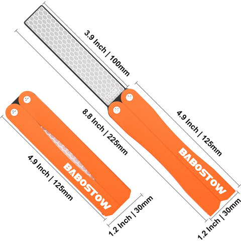 BABOSTOW 400 grit coarse diamond stone restores dull edges quickly