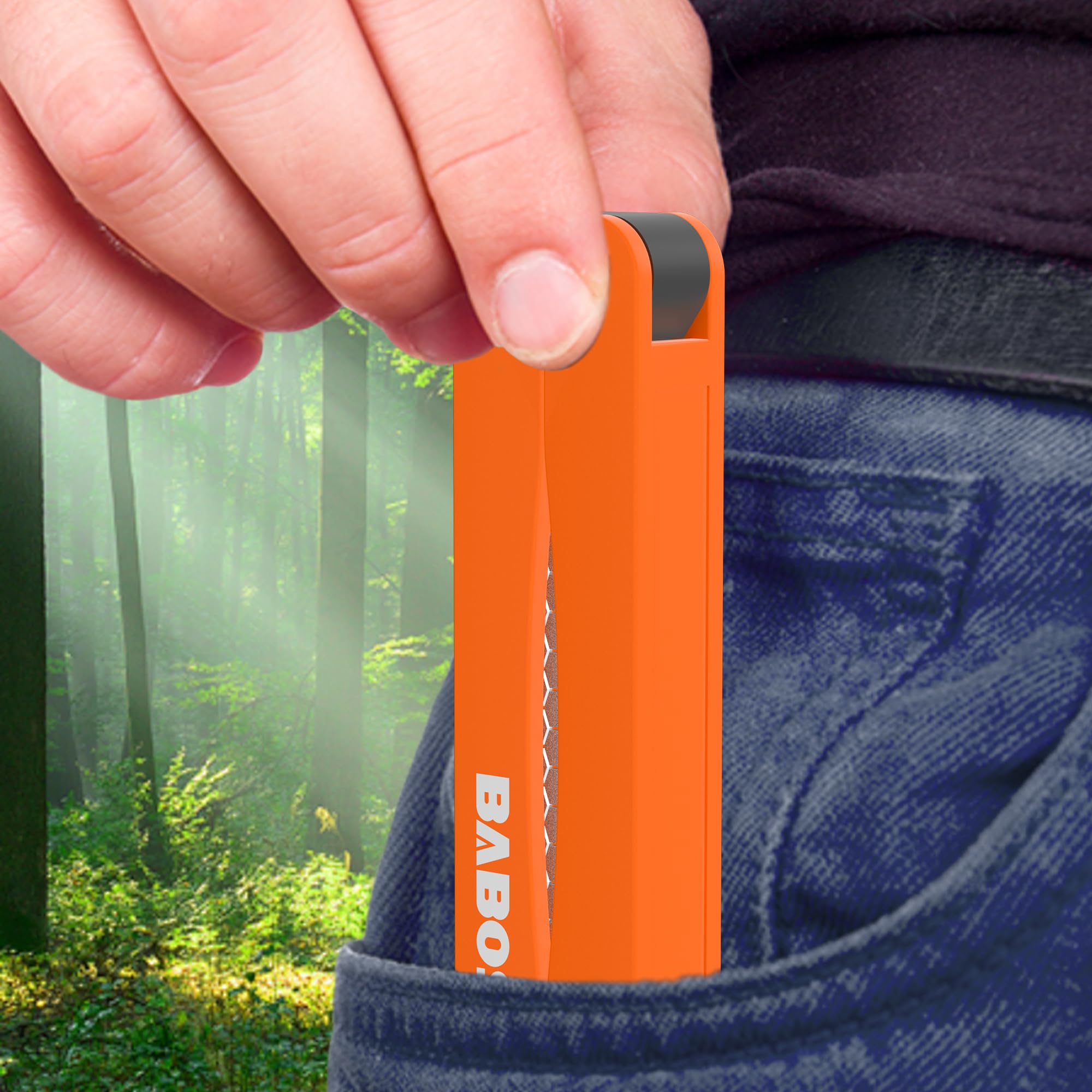 BABOSTOW portable sharpener ideal for kitchen and outdoor prep