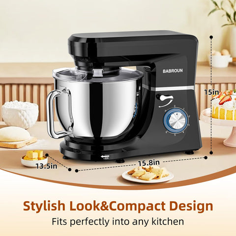 BABROUN beater attachment enables smooth mixing of batter