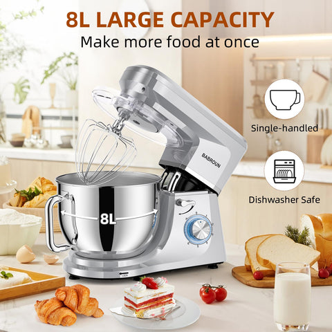 Babroun stand mixer with sleek design for modern kitchens