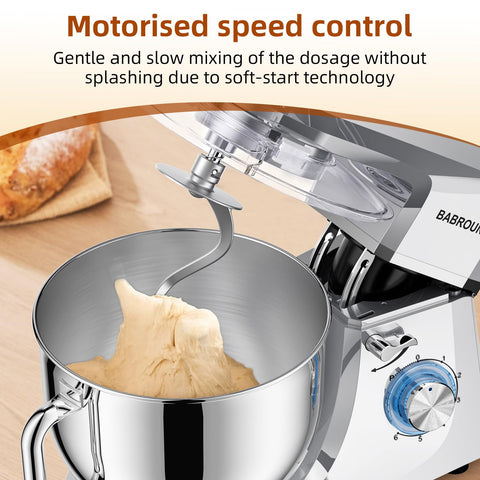 Babroun splash guard protects the workspace during mixing
