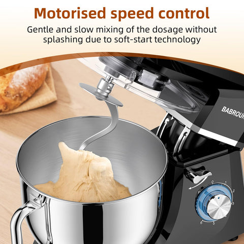 BABROUN stainless bowl for durable, long-lasting mixing