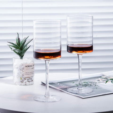 BACLIFE gift packaging wine glasses ready for gifting.