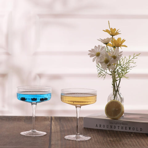 BACLIFE gift-set martini glasses ideal for celebrations