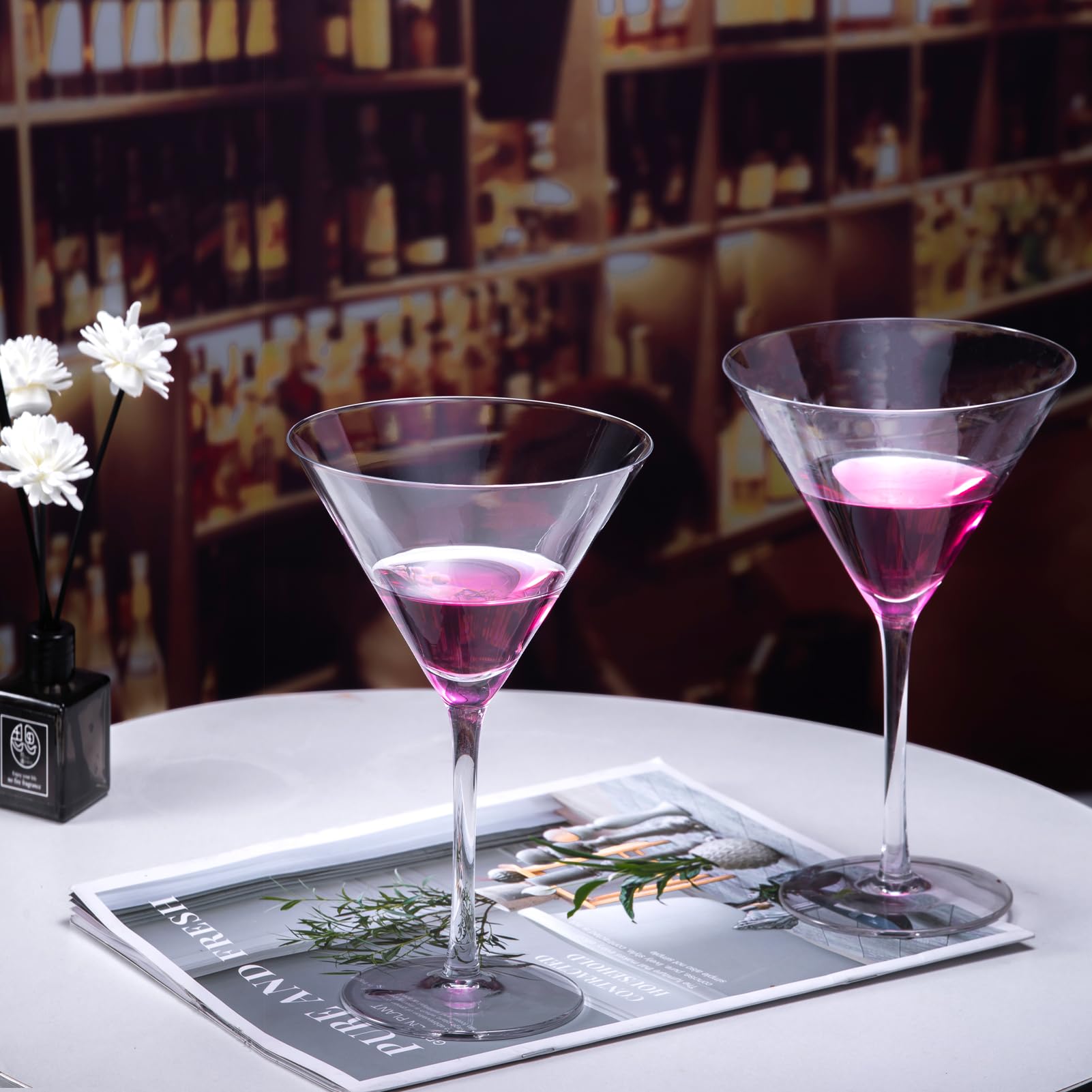 BACLIFE Mother’s Day gift-ready martini glasses set for loved ones