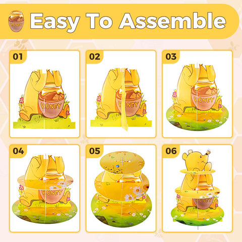 BACUTHY Winnie waterproof cardboard towers stay neat for dessert display