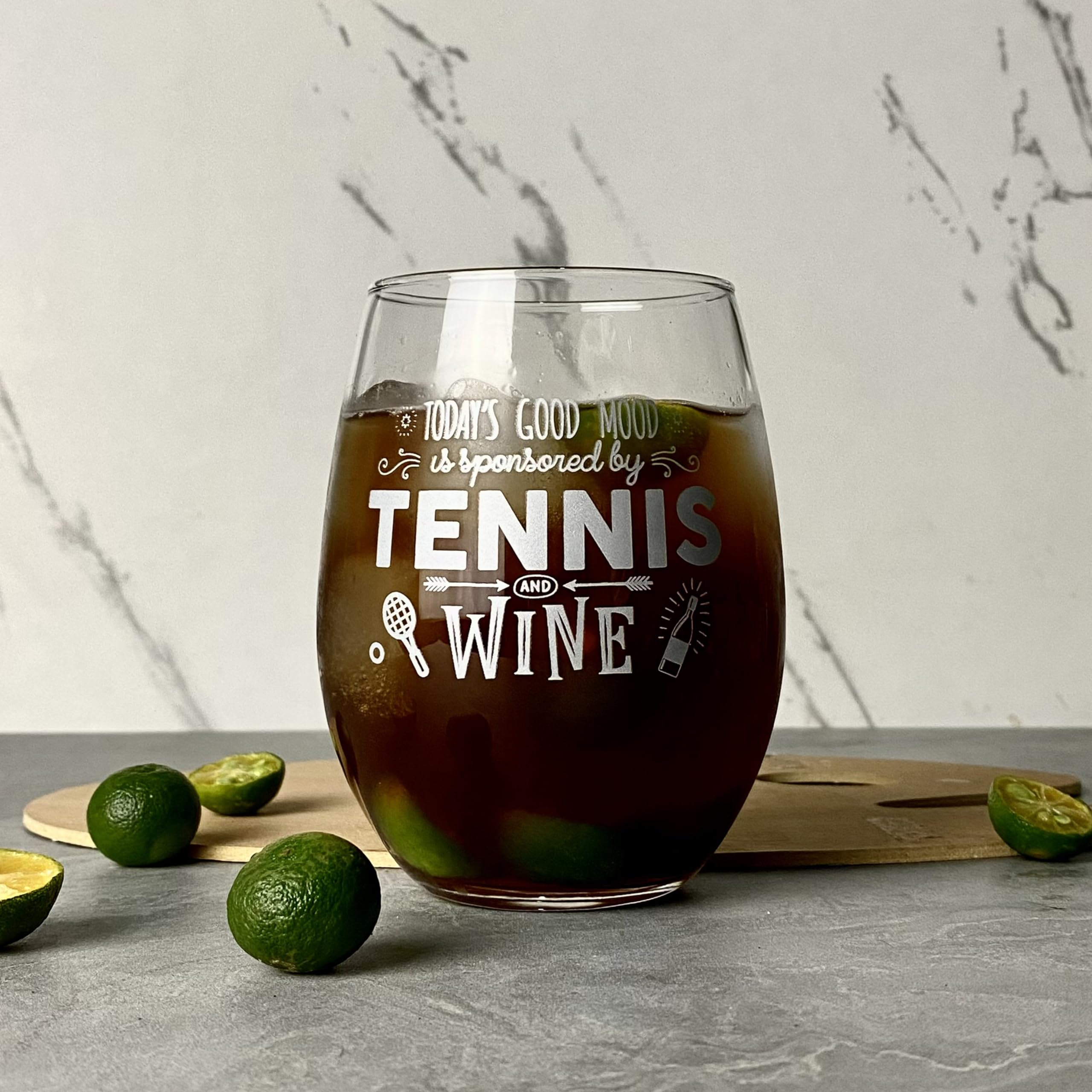 Bad Bananas heavy-bottom glass offers stable, comfortable handling