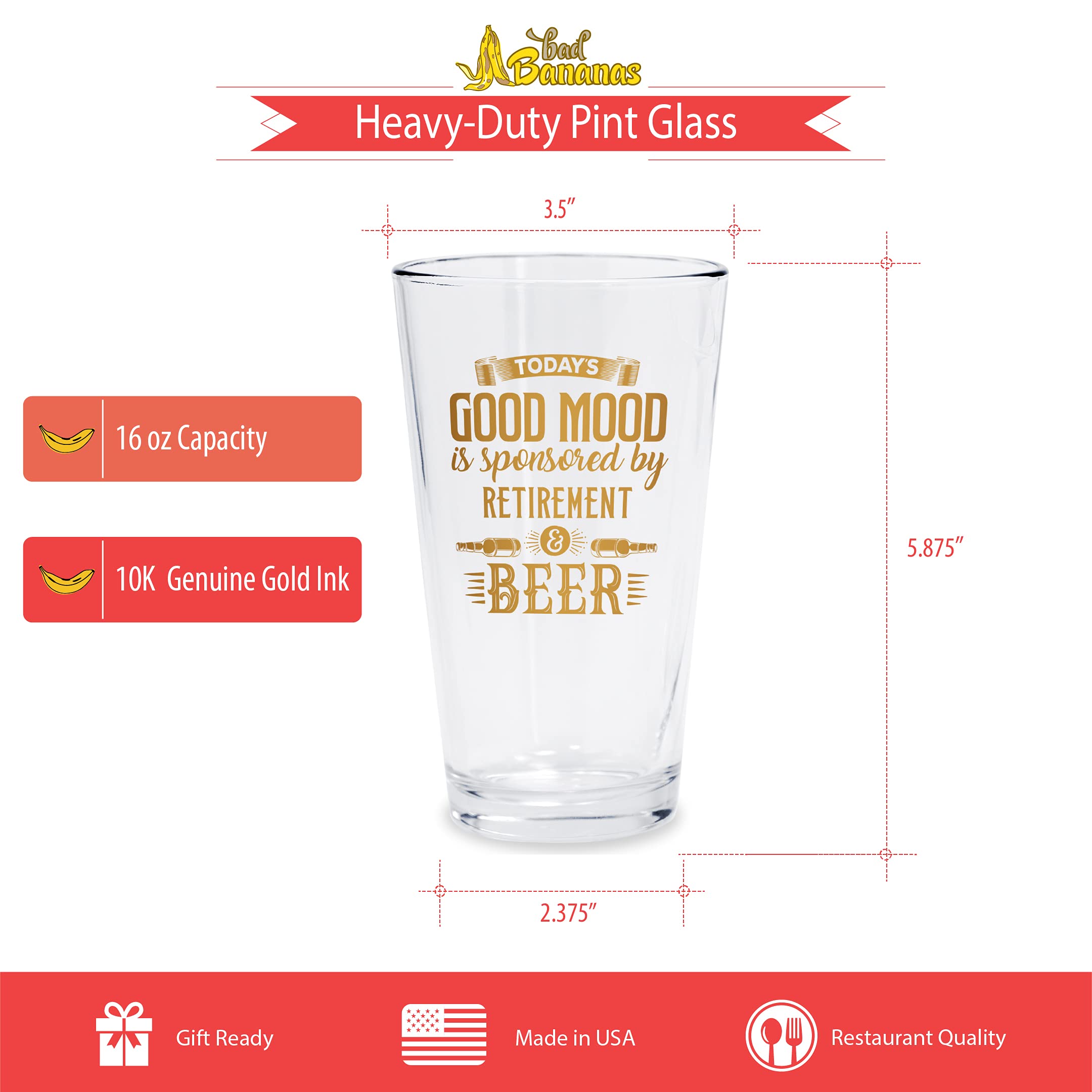 16 oz capacity shown for beer or beverages