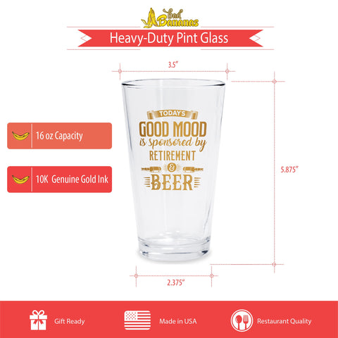 16 oz capacity shown for beer or beverages
