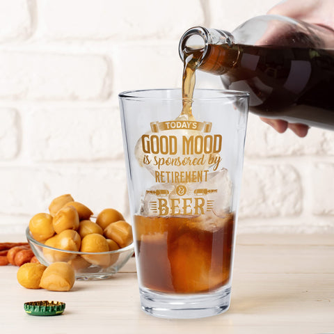 Versatile Bad Bananas glass for hot or cold drinks
