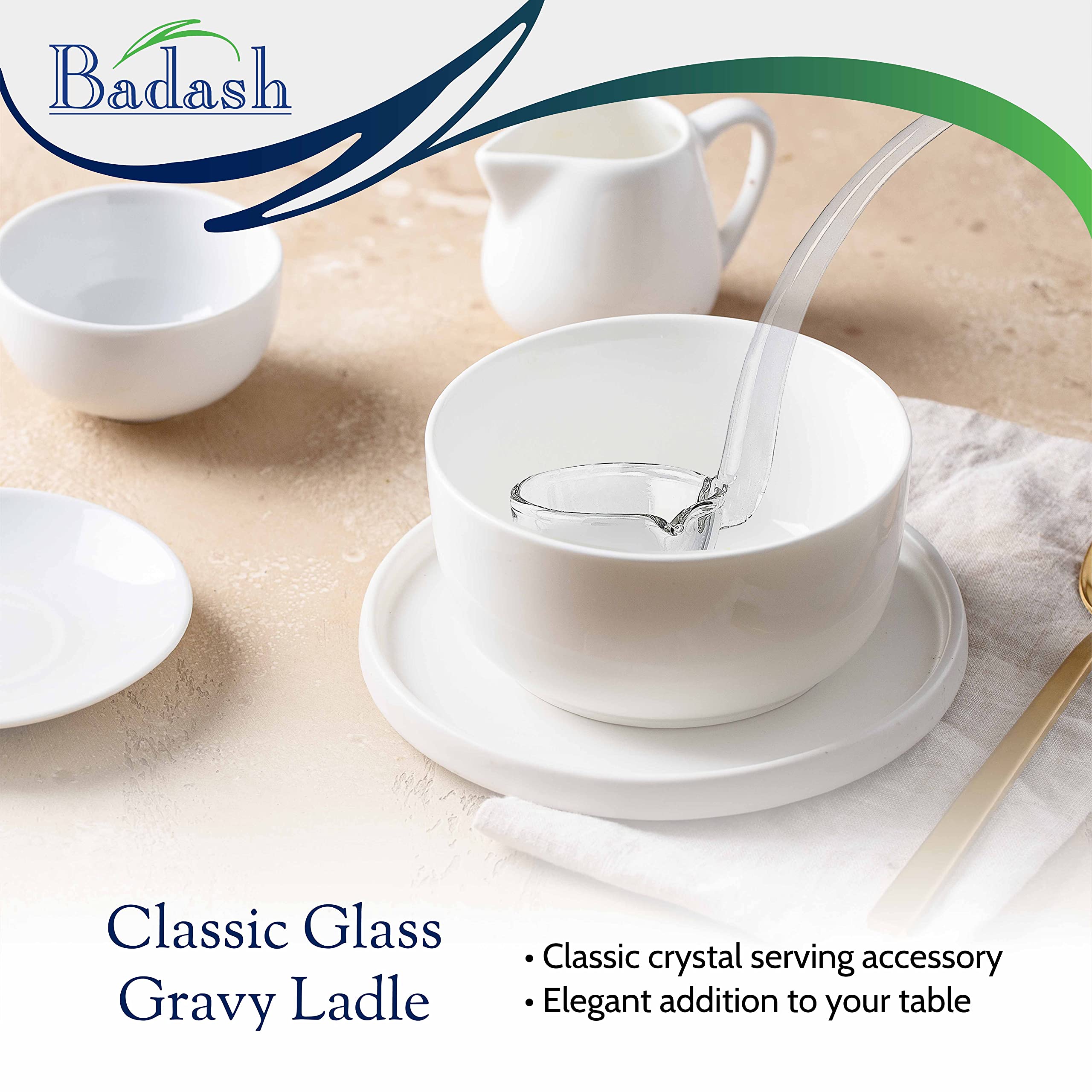 Badash American-made crystal ladle brings heritage quality to your kitchen