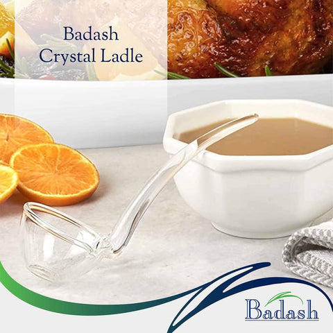 Badash presentation packaging enhances gift appeal for this crystal ladle
