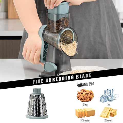 Badelite cheese grater suction base keeps it steady on counters