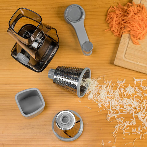 Badelite dishwasher-safe blades simplify cleanup after grating tasks.