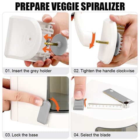 Strong suction base locks to the counter for stable slicing