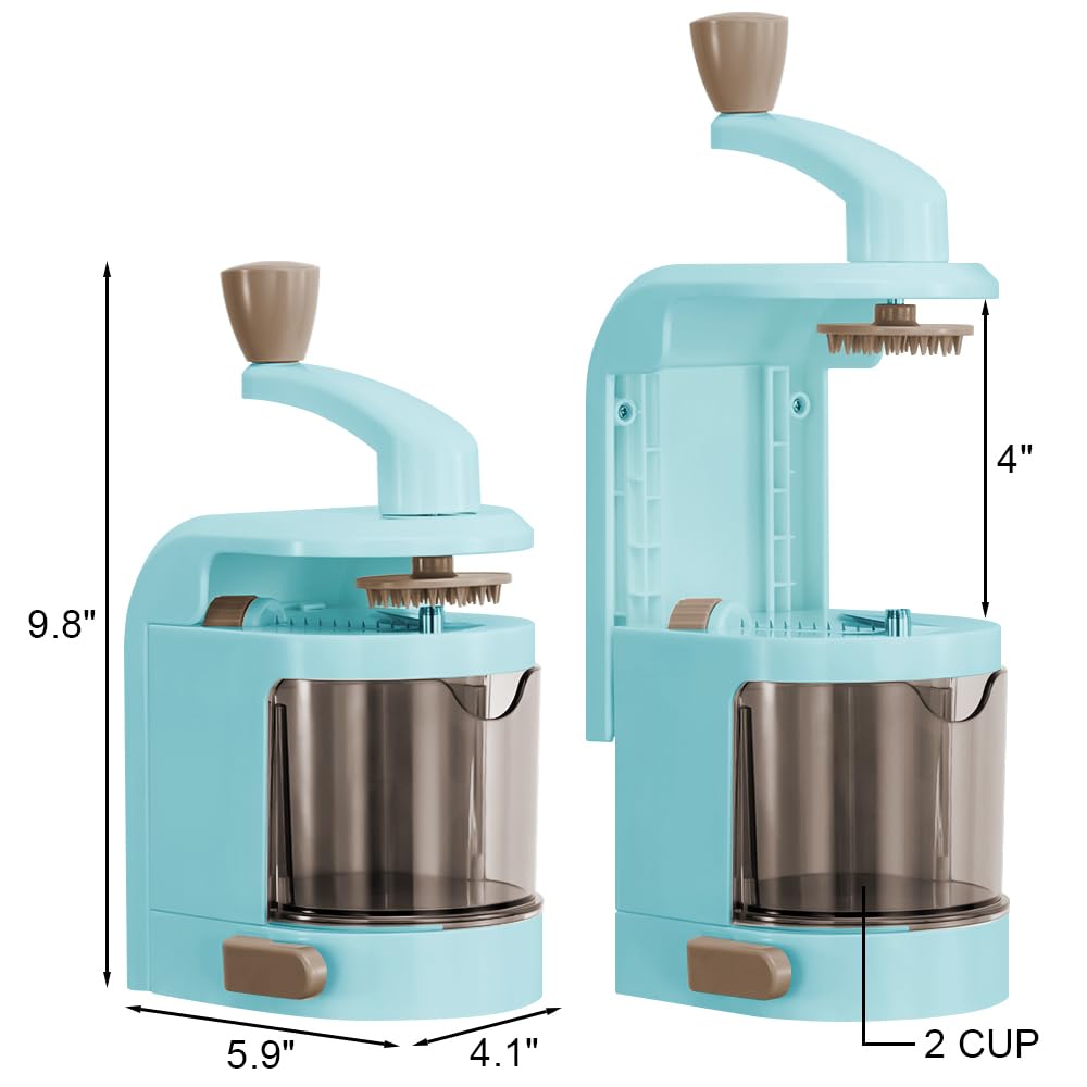 Badelite spiralizer vertical design uses gravity for easier slicing.