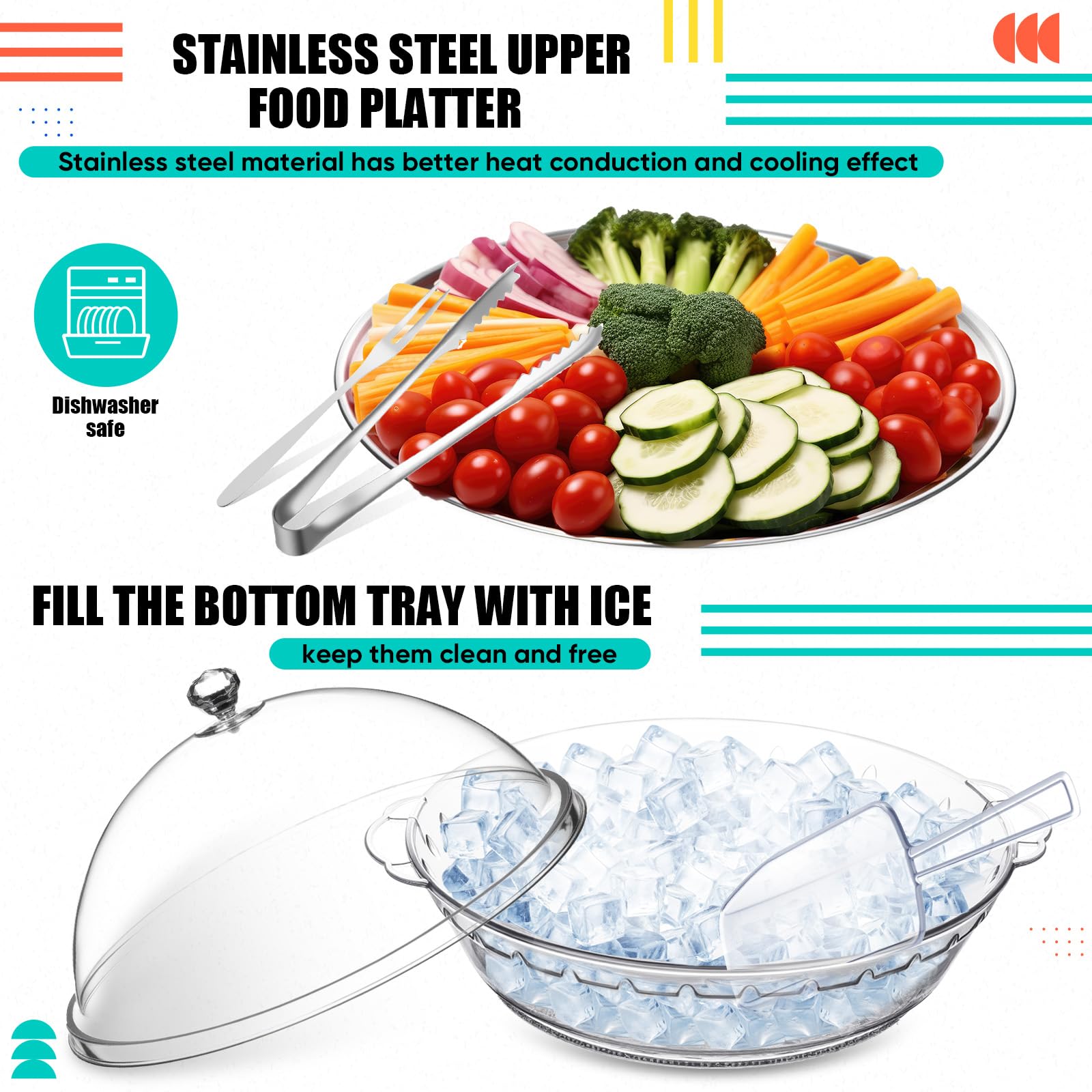 Baderke ice shovel helps refill ice quickly during parties.
